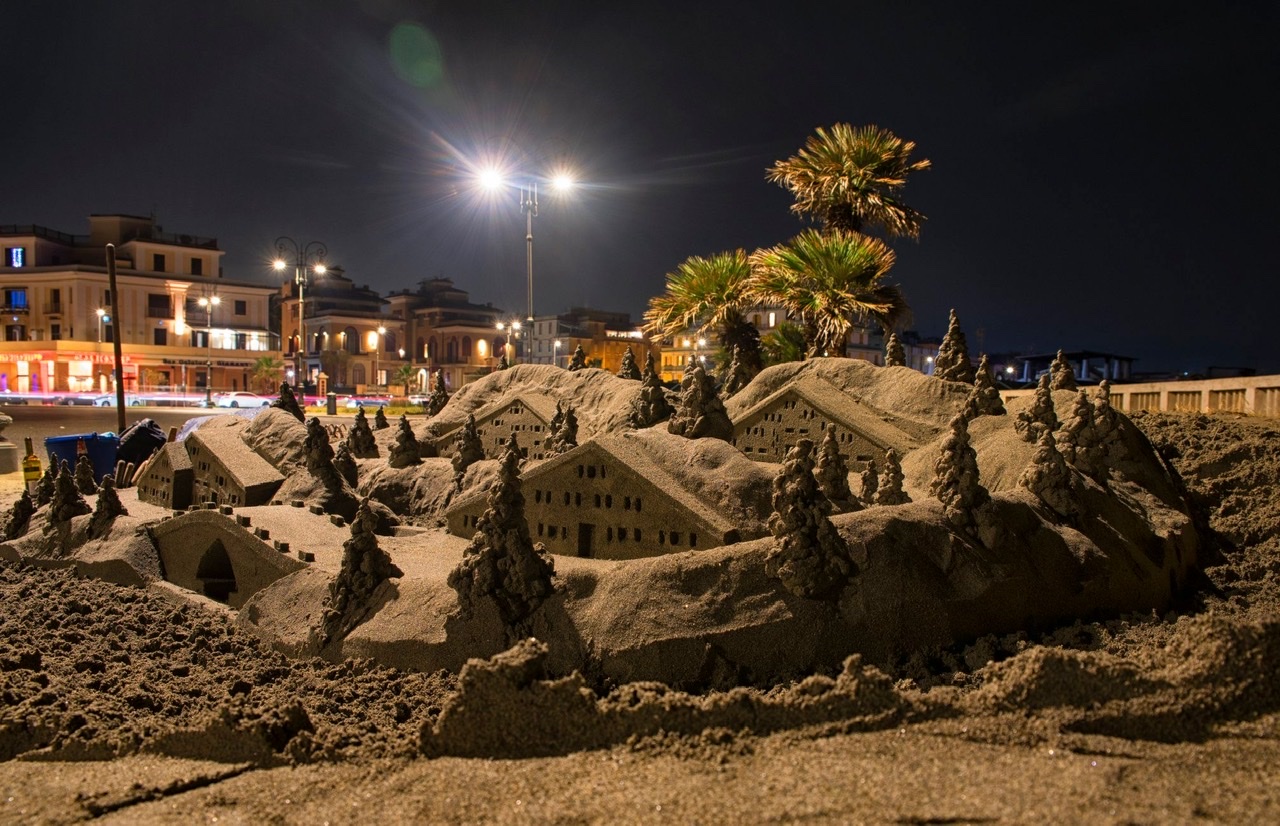 Marek, l''artista della sabbia